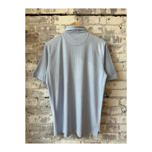 SS Cotton Jersey Polo - Sky Blue - DUNE + SALT