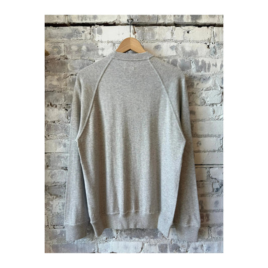 Pima Cotton & Cashmere Sweater - Silver - DUNE + SALT