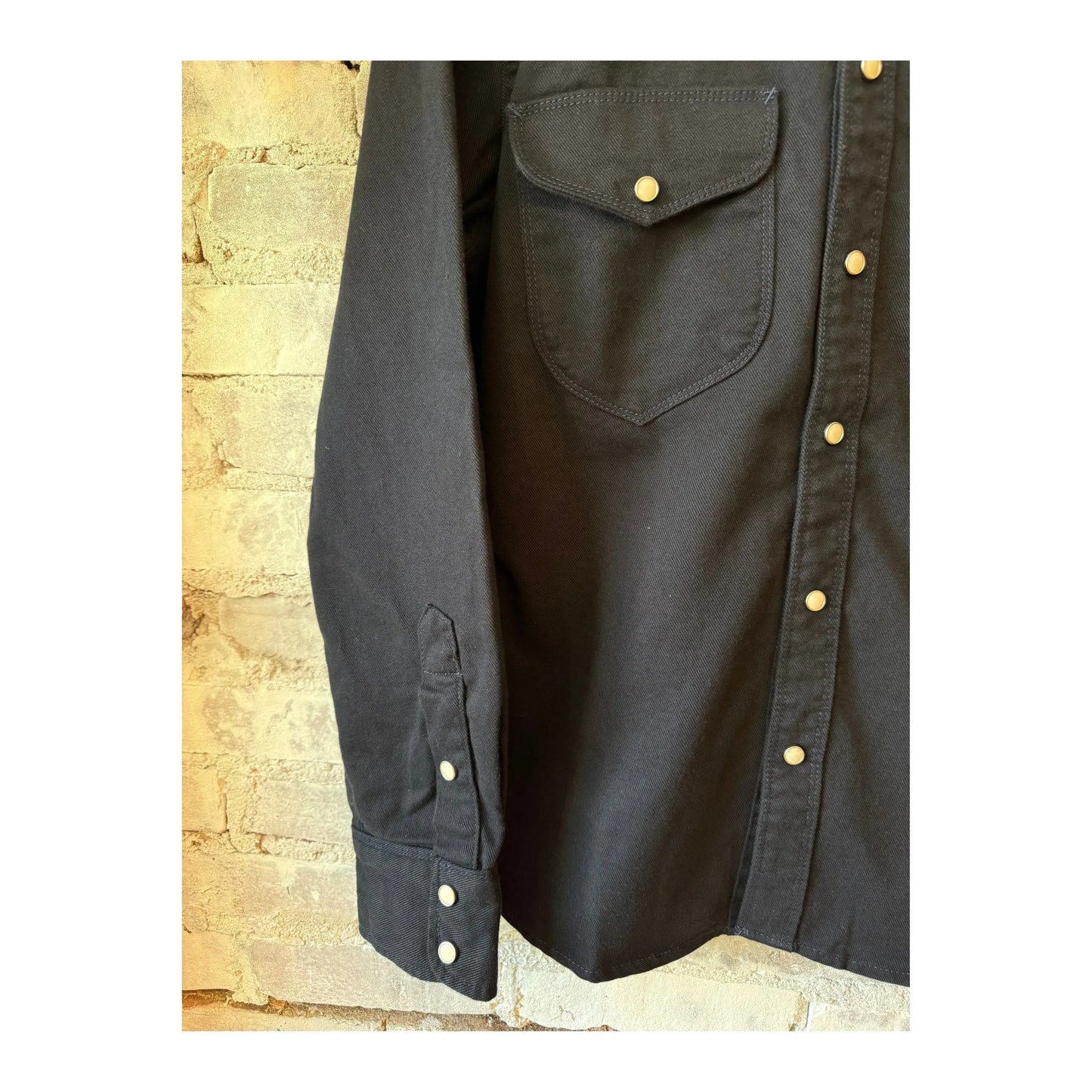 Bodie Acorn Pocket Western Shirt - Navy Twill - DUNE + SALT