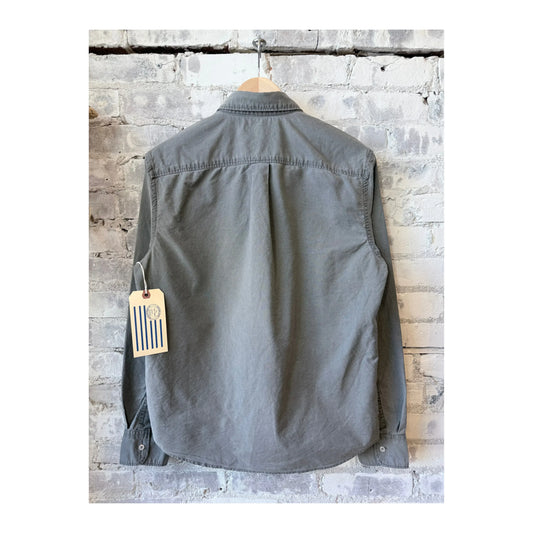 L/S American Oxford Shirt - Faded Black - DUNE + SALT
