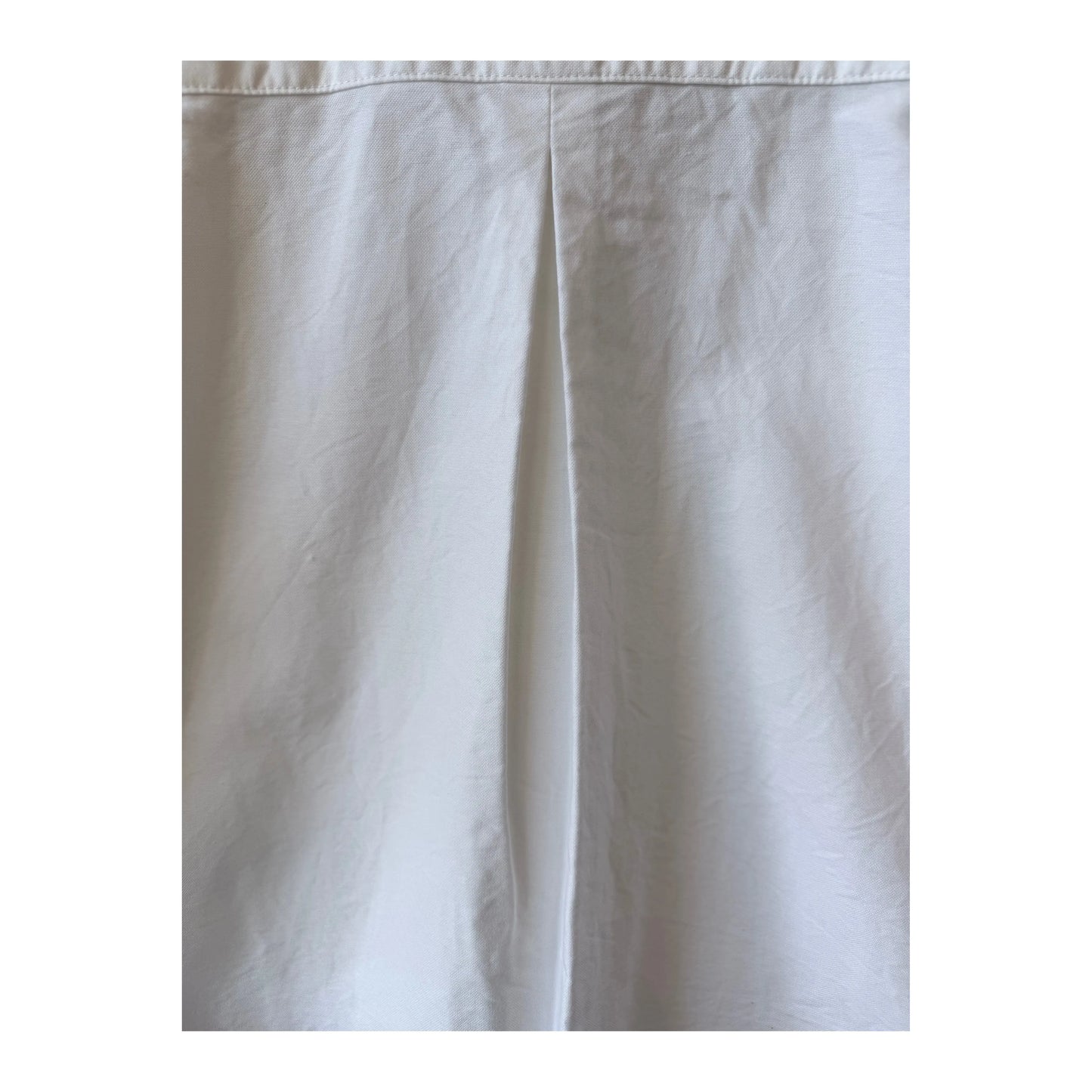 Heavy Oxford Short Point Collar Shirt - Off White - DUNE + SALT