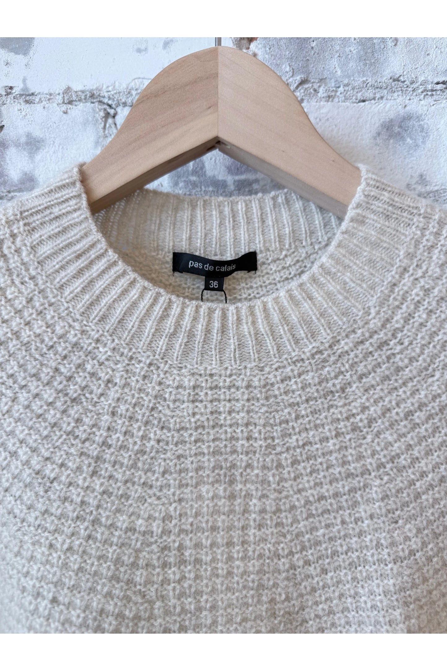 Wool Cashmere Pullover - Ivory - DUNE + SALT