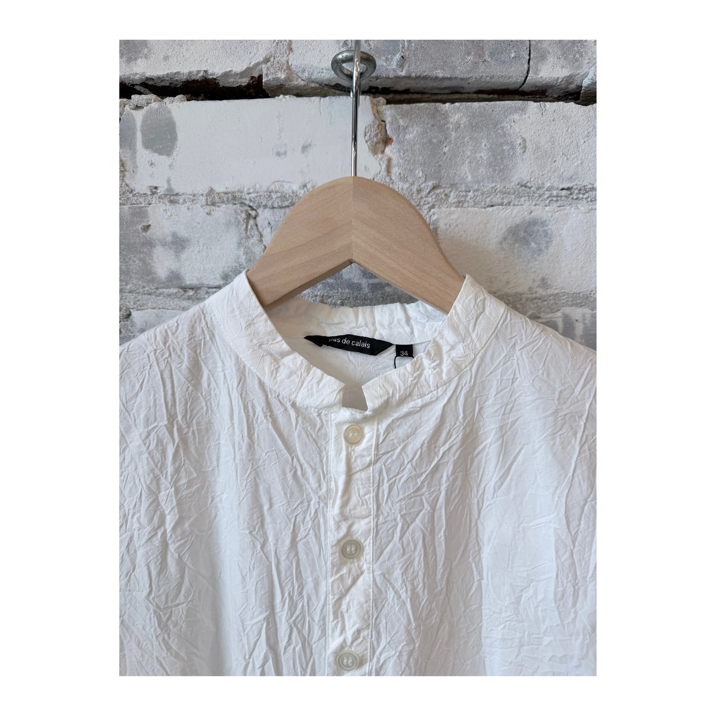 Cotton Typewriter Dress - White - DUNE + SALT