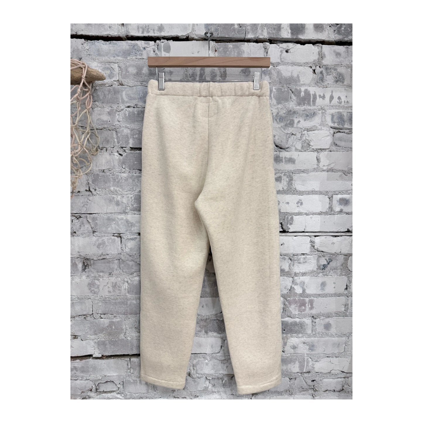 Cotton Tencel Brushed Fleece Jogger - Oat - DUNE + SALT