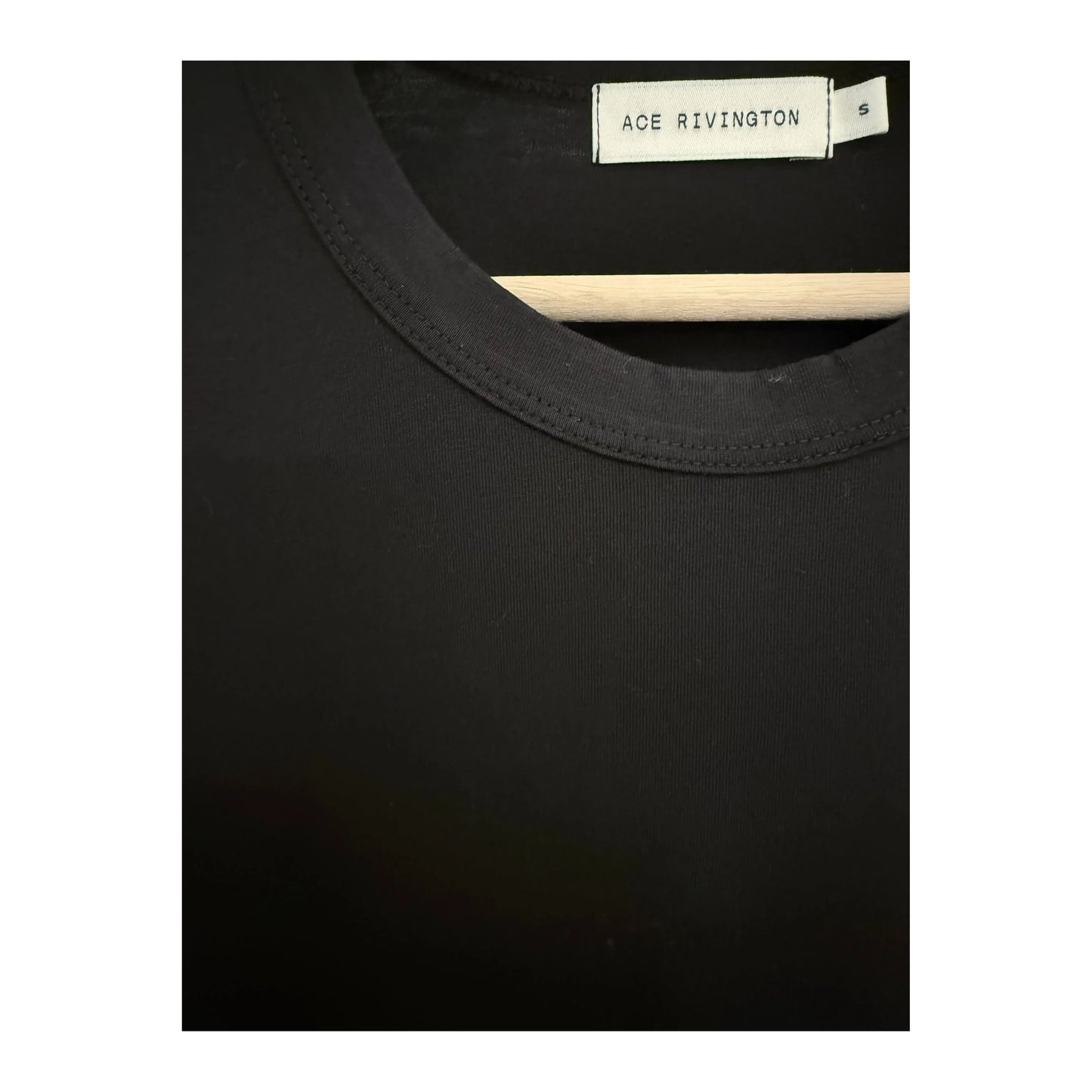 Supima SS Crewneck Tee - Black - DUNE + SALT