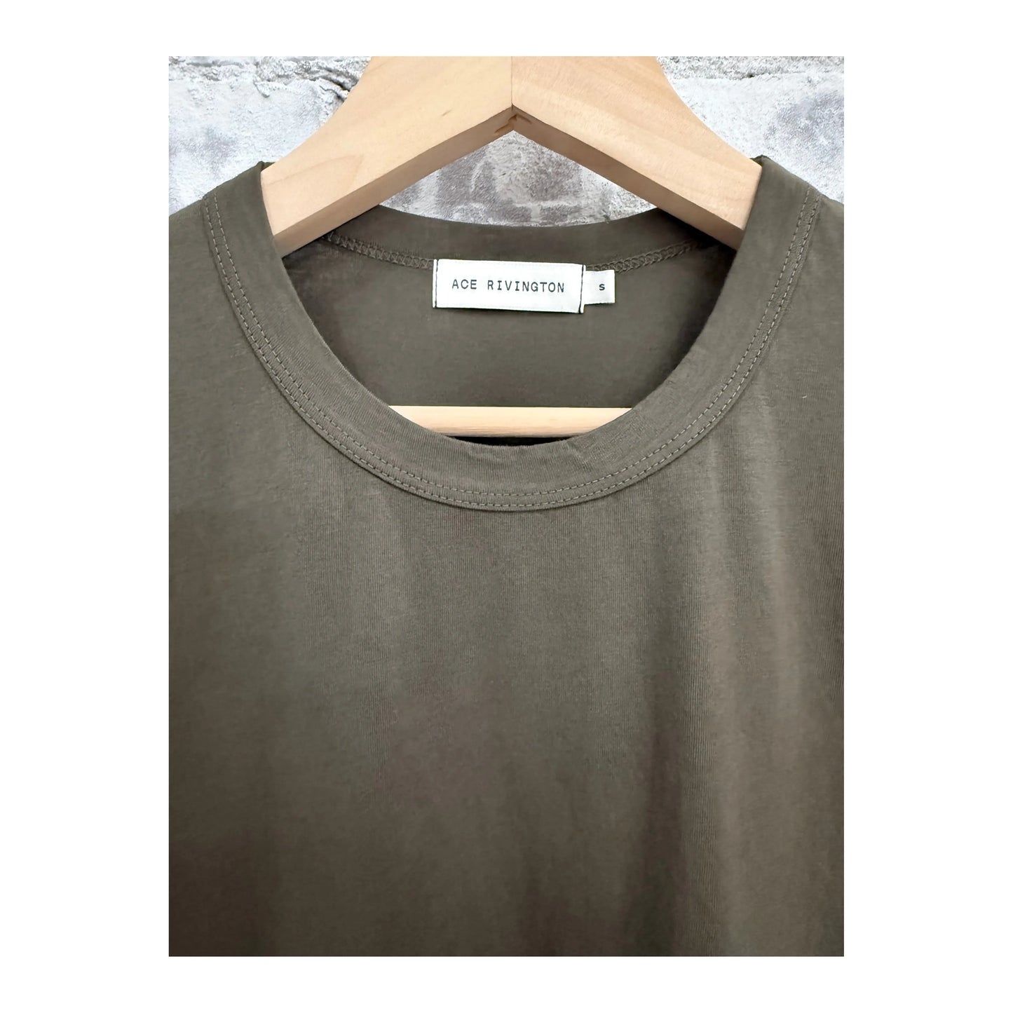 Supima SS Crewneck Tee - Military - DUNE + SALT