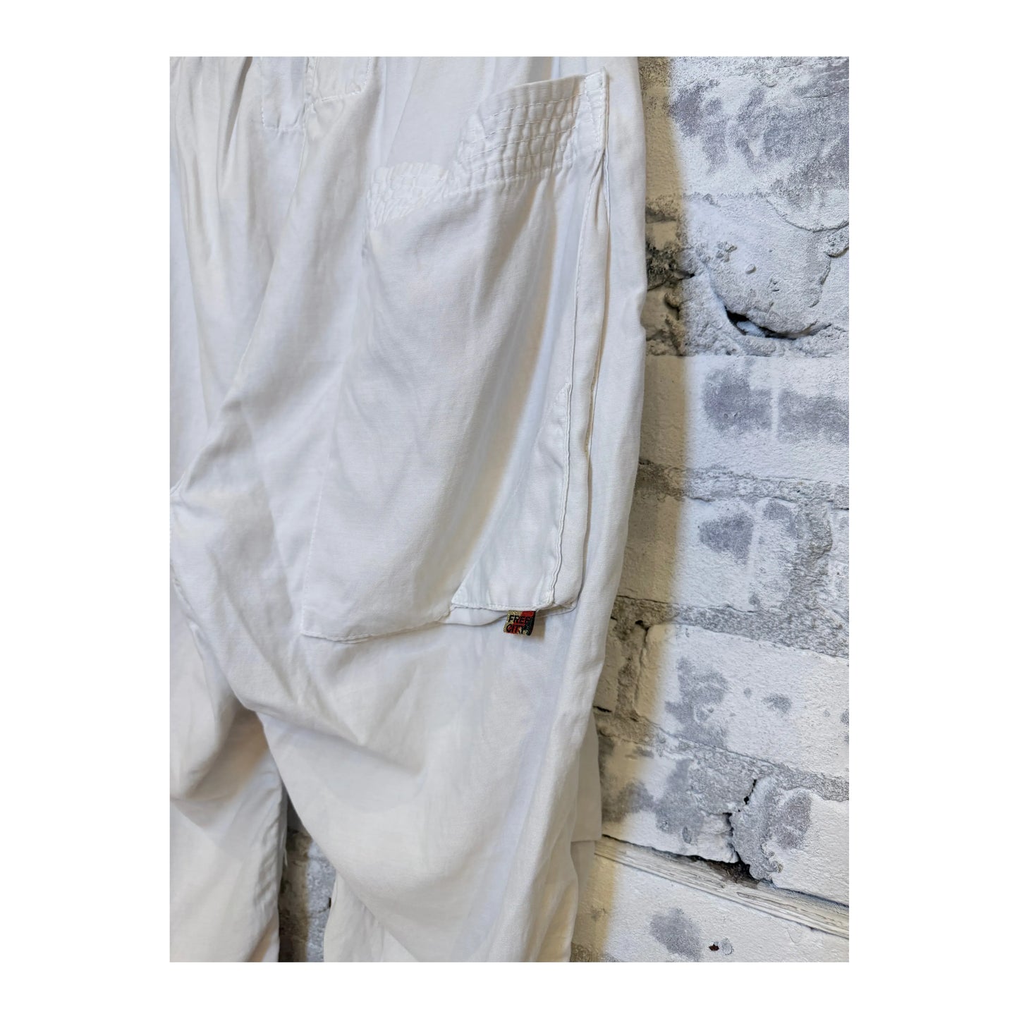 FLAP/SNAP FREECITY MATTE/SATIN AIRJUMP PANT - Laundry Whites - DUNE + SALT