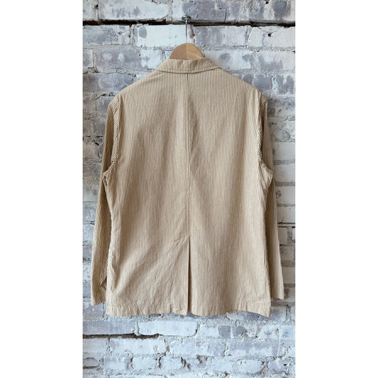 Brest Unlined Blazer - Sand/White Stripe - DUNE + SALT