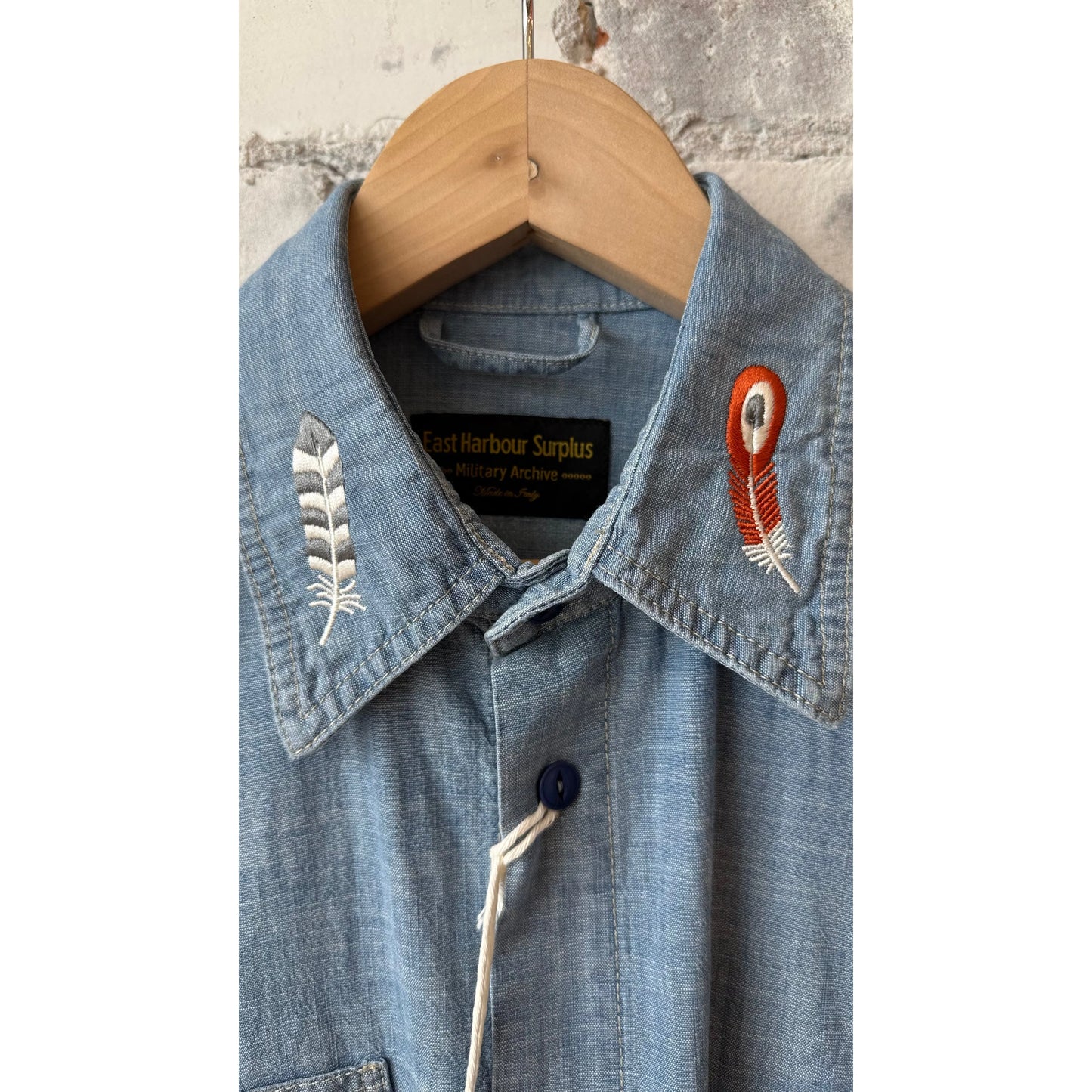 Kodiak Work Shirt - Stone Washed Chambray - DUNE + SALT