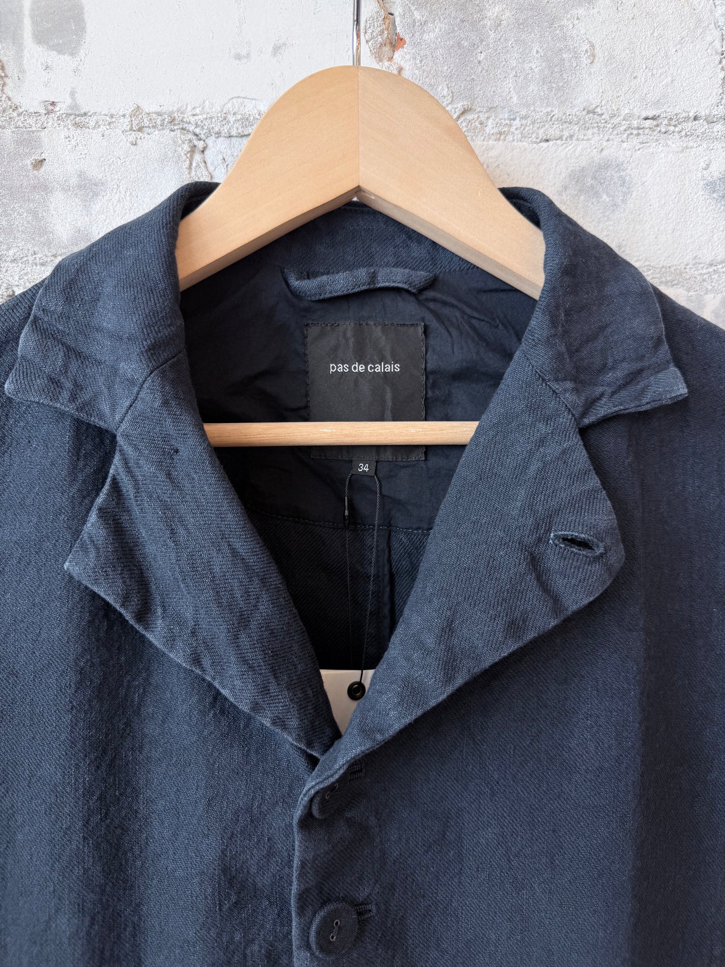 Soft, Washed Cotton-Linen Jacket - Navy - DUNE + SALT