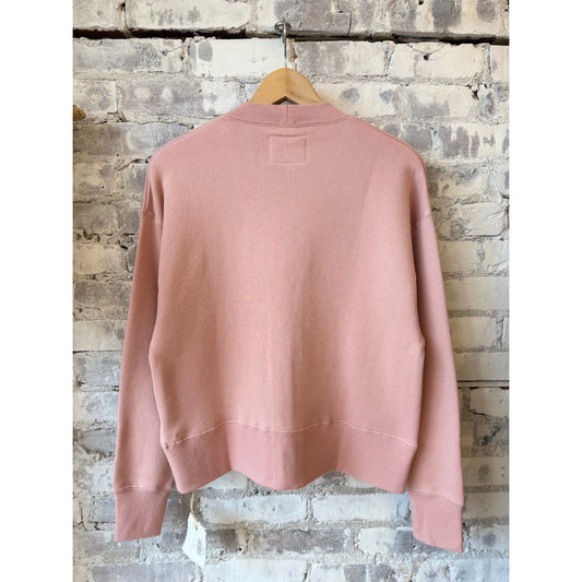 Loopback Cotton Tencel Cardigan - Dusty Pink - DUNE + SALT