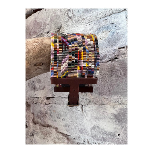 JR34 Patchwork Cuff - DUNE + SALT