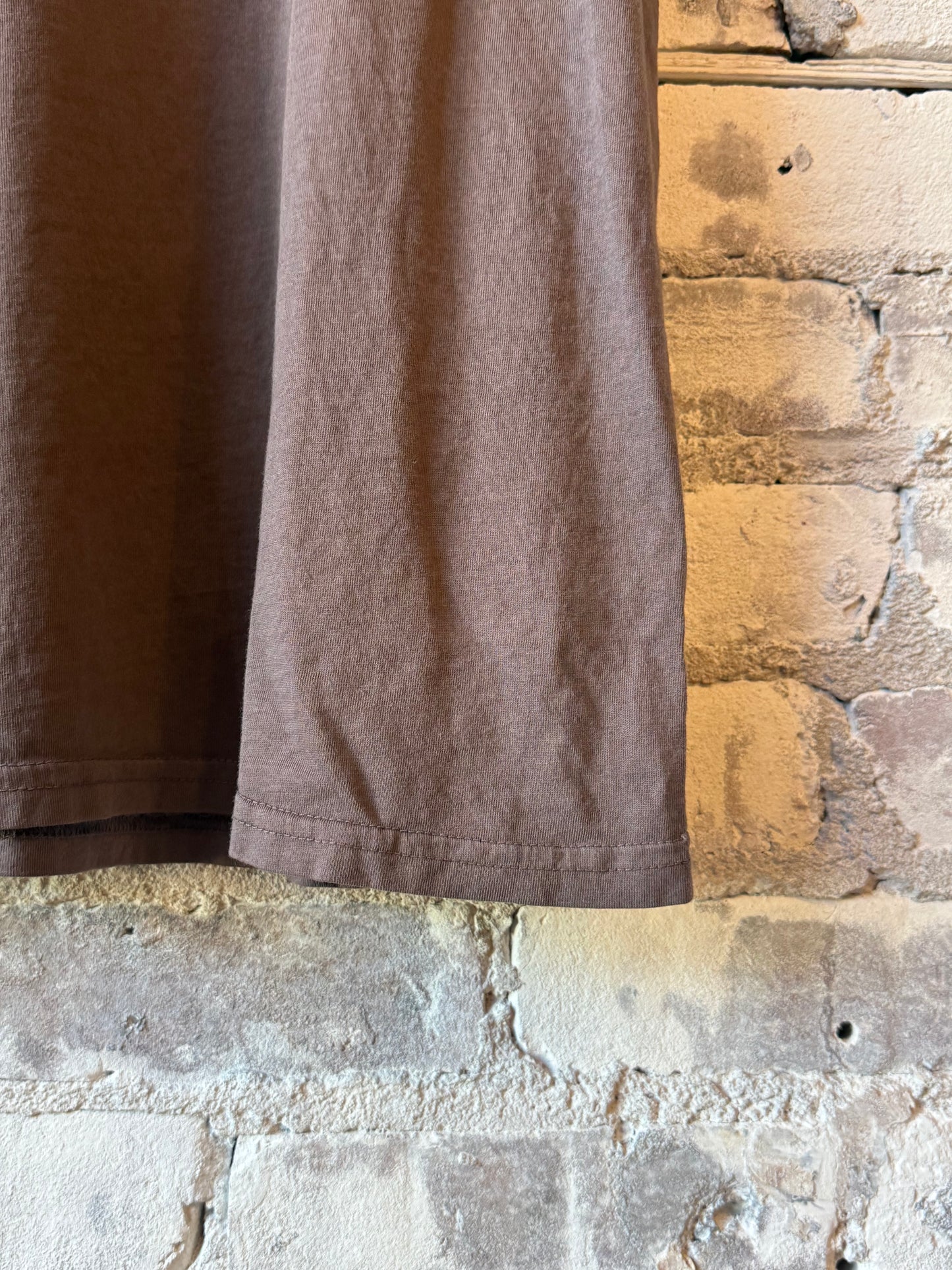 Men's Ace Rivington Supima short sleeve crewneck tee in cocoa brown
