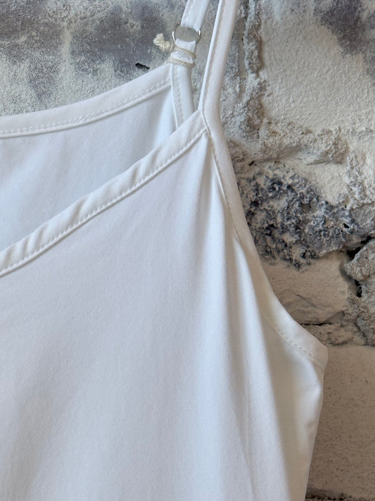 Jersey Stretch Cami - Blanc
