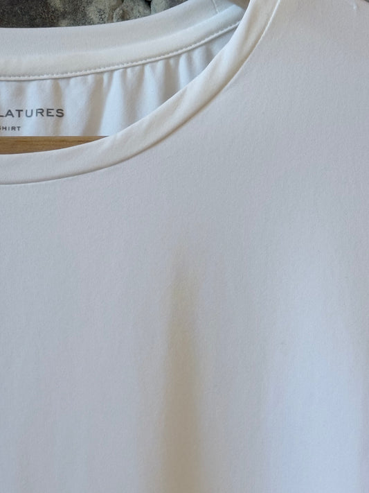 Jersey Stretch SS Crewneck - Blanc