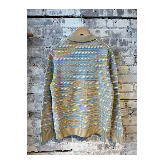 Jackie Polo Cardigan - White Pepper - DUNE + SALT