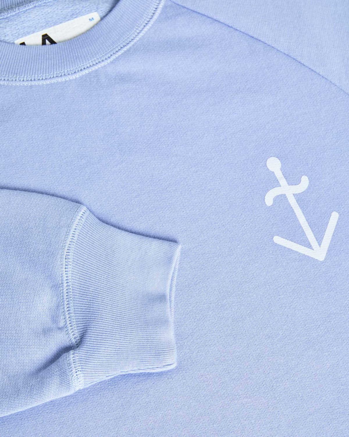 Cunha Logo Crewneck - Wind Blue/Pale Blue - DUNE + SALT