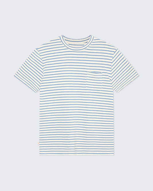 Guerreiro T-Shirt - Indigo Stripes - DUNE + SALT