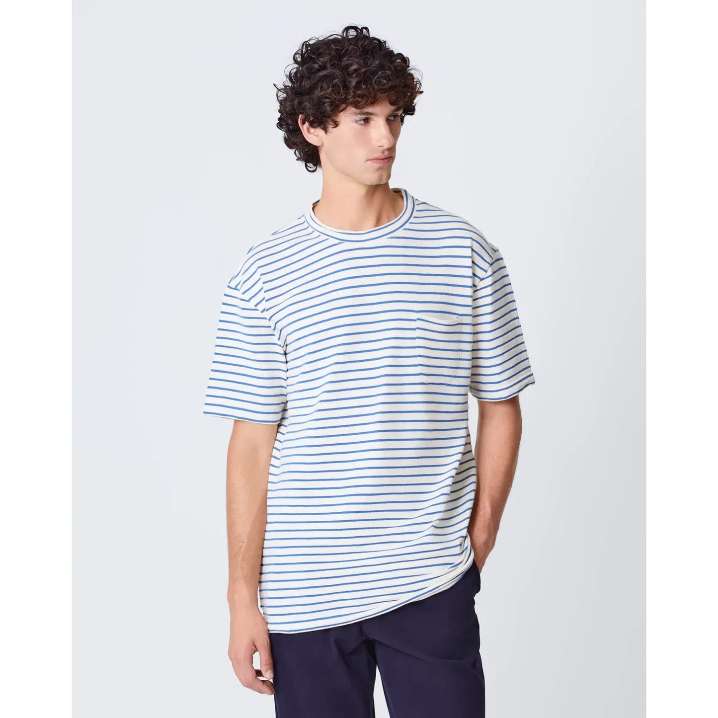Guerreiro T-Shirt - Indigo Stripes - DUNE + SALT