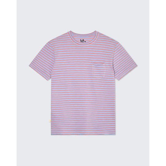 Guerreiro T-Shirt - Wind Blue/Sunrise Stripes - DUNE + SALT