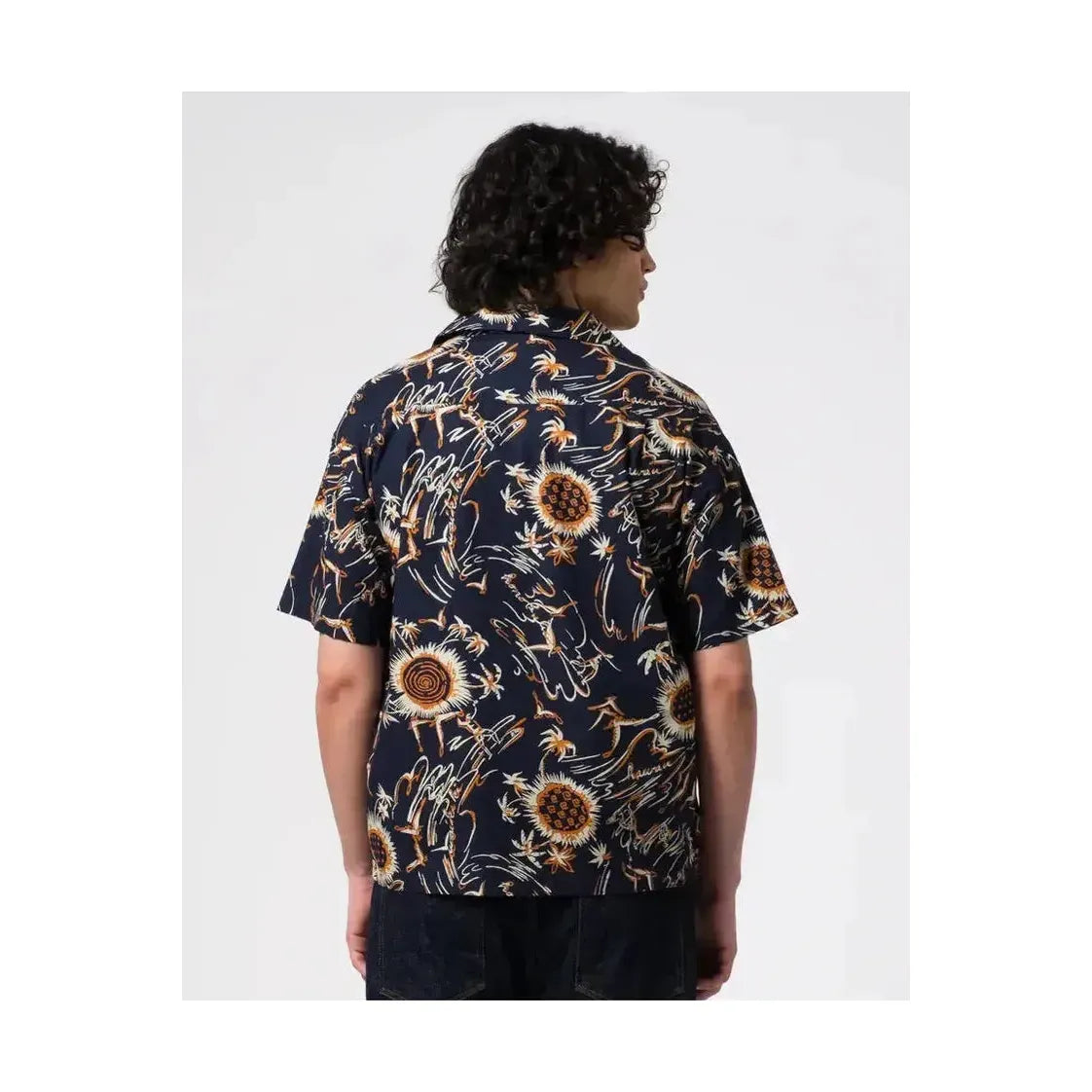 Aloha Shirt - Navy Casa Print - DUNE + SALT