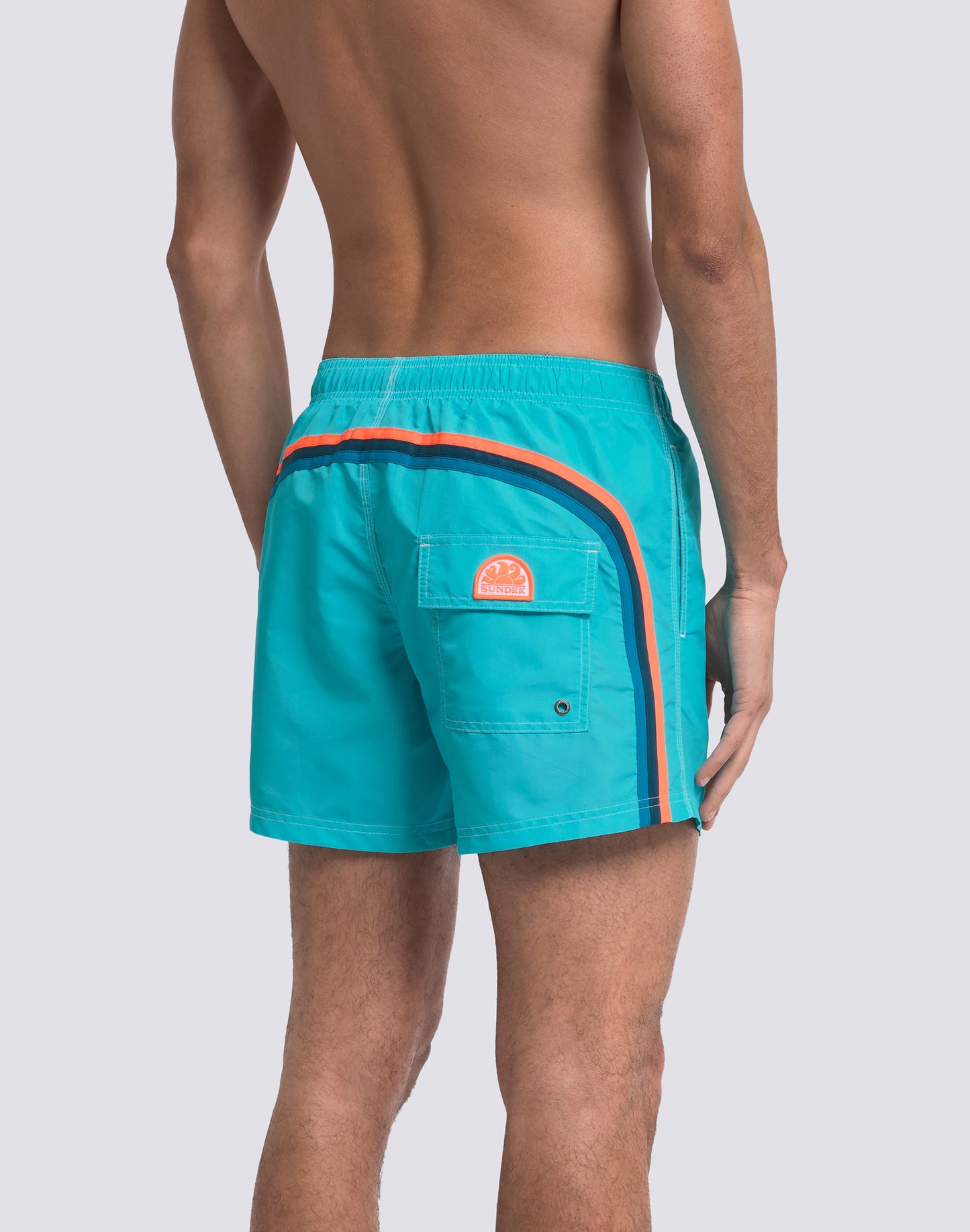 Iconic Taffeta Elastic Waist Boardshort - Marine