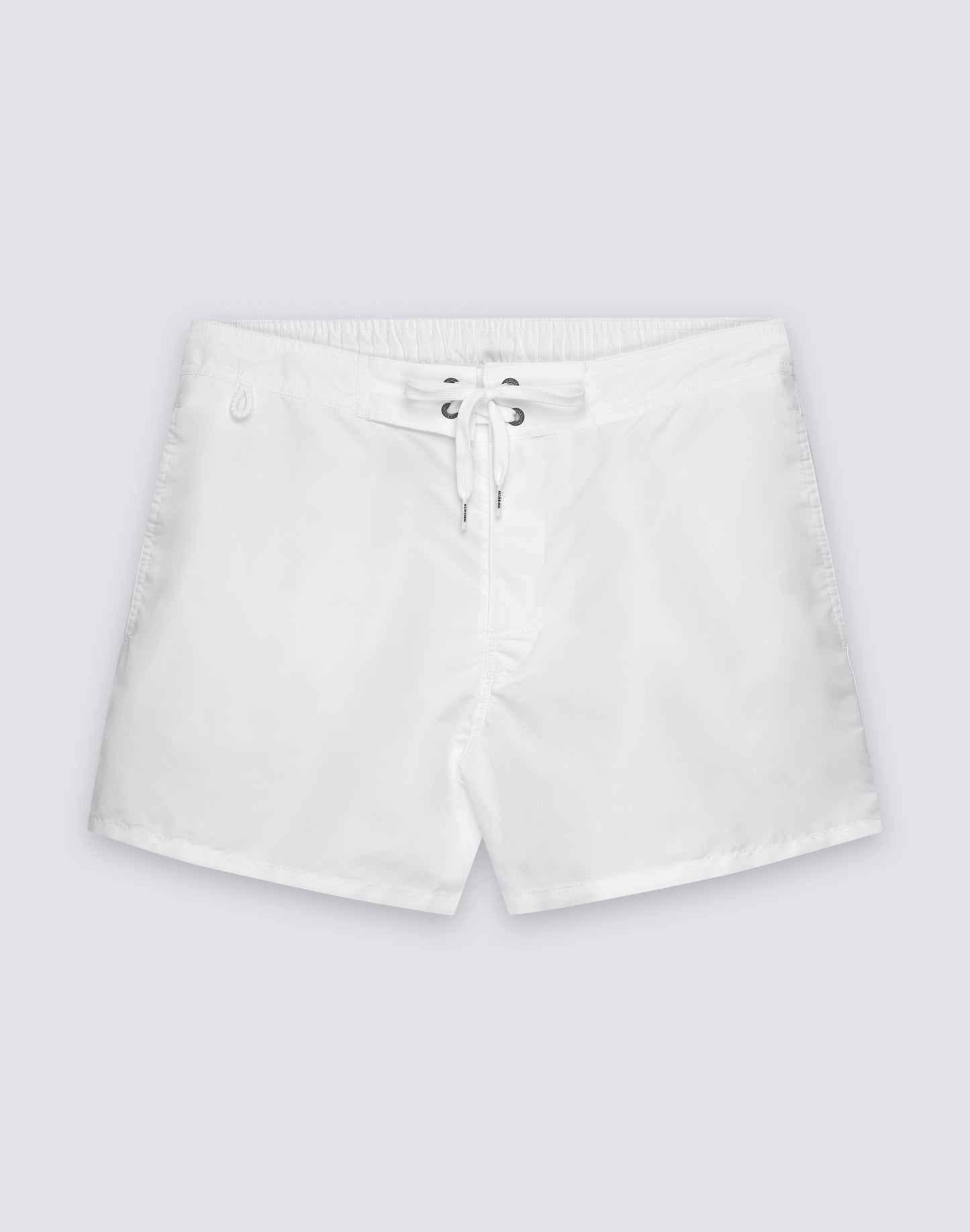 Taffeta Semi-Elastic Waist Boardshort - White