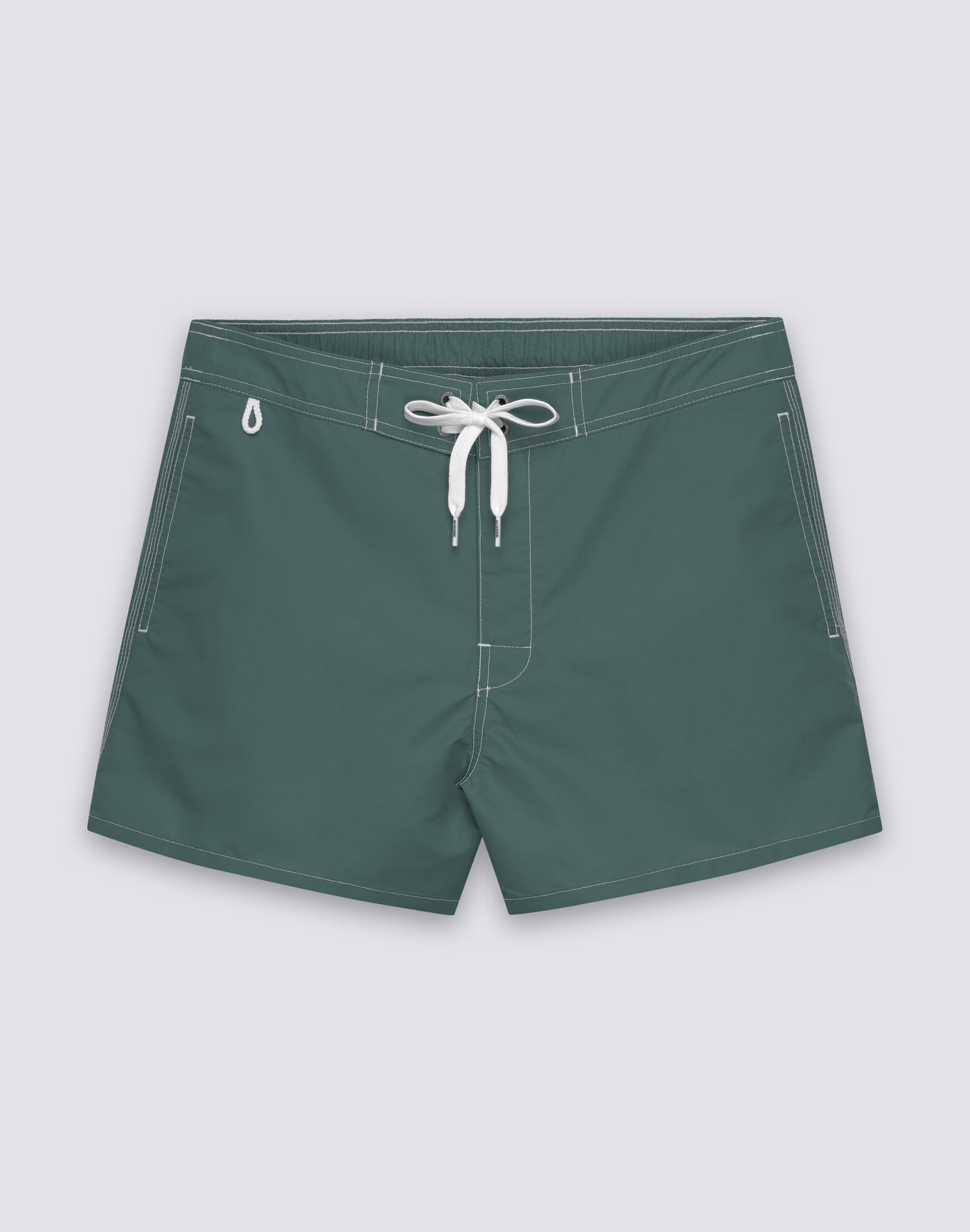 Taffeta Semi-Elastic Waist Boardshort - Camo Green