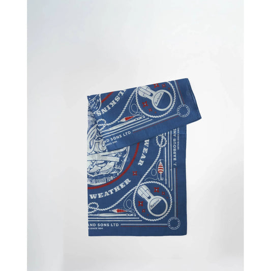 Heritage Bandana - Sailboat Blue - DUNE + SALT