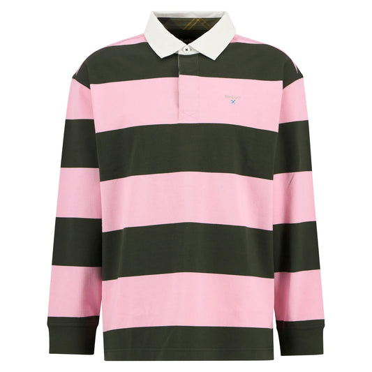 Broome Rugby Shirt - Pink Stripe - DUNE + SALT