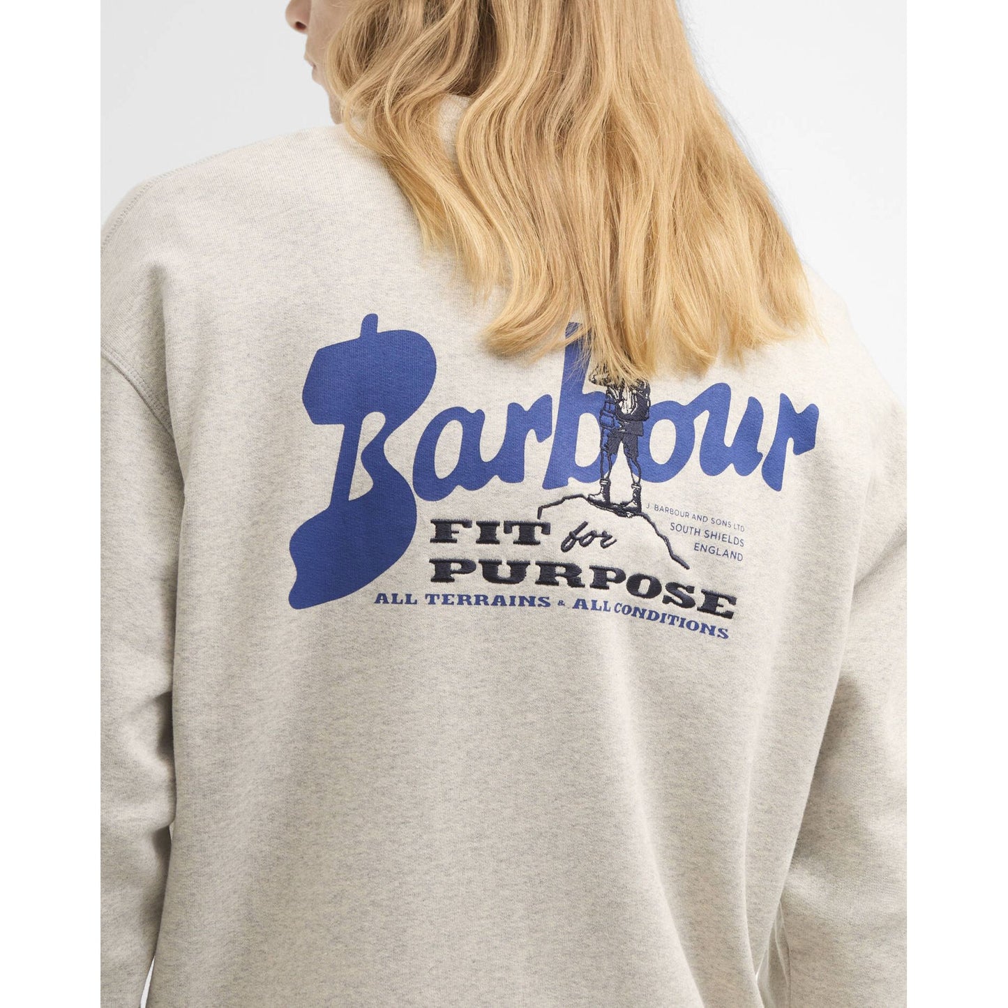 Blythe Crew Neck Jumper - Neutral Marl - DUNE + SALT