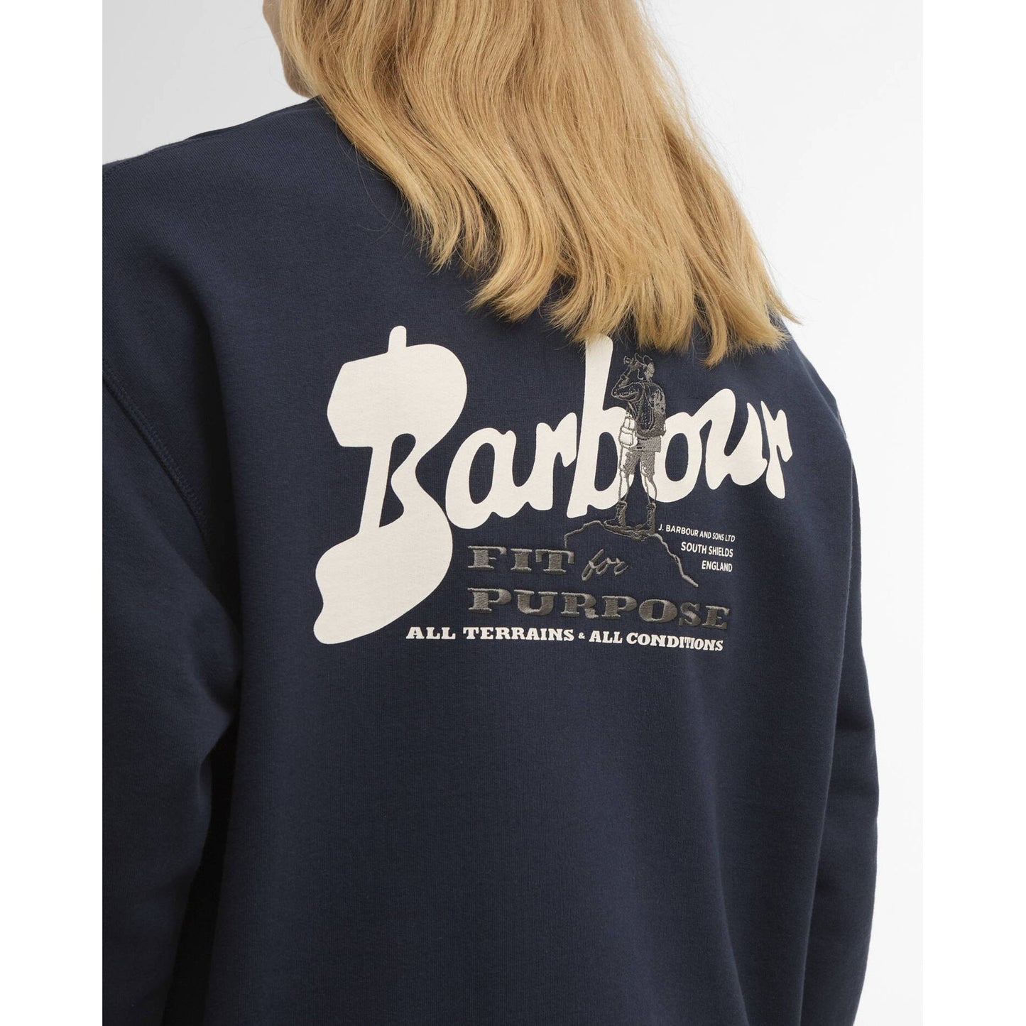 Blythe Crew Neck Jumper - Navy - DUNE + SALT
