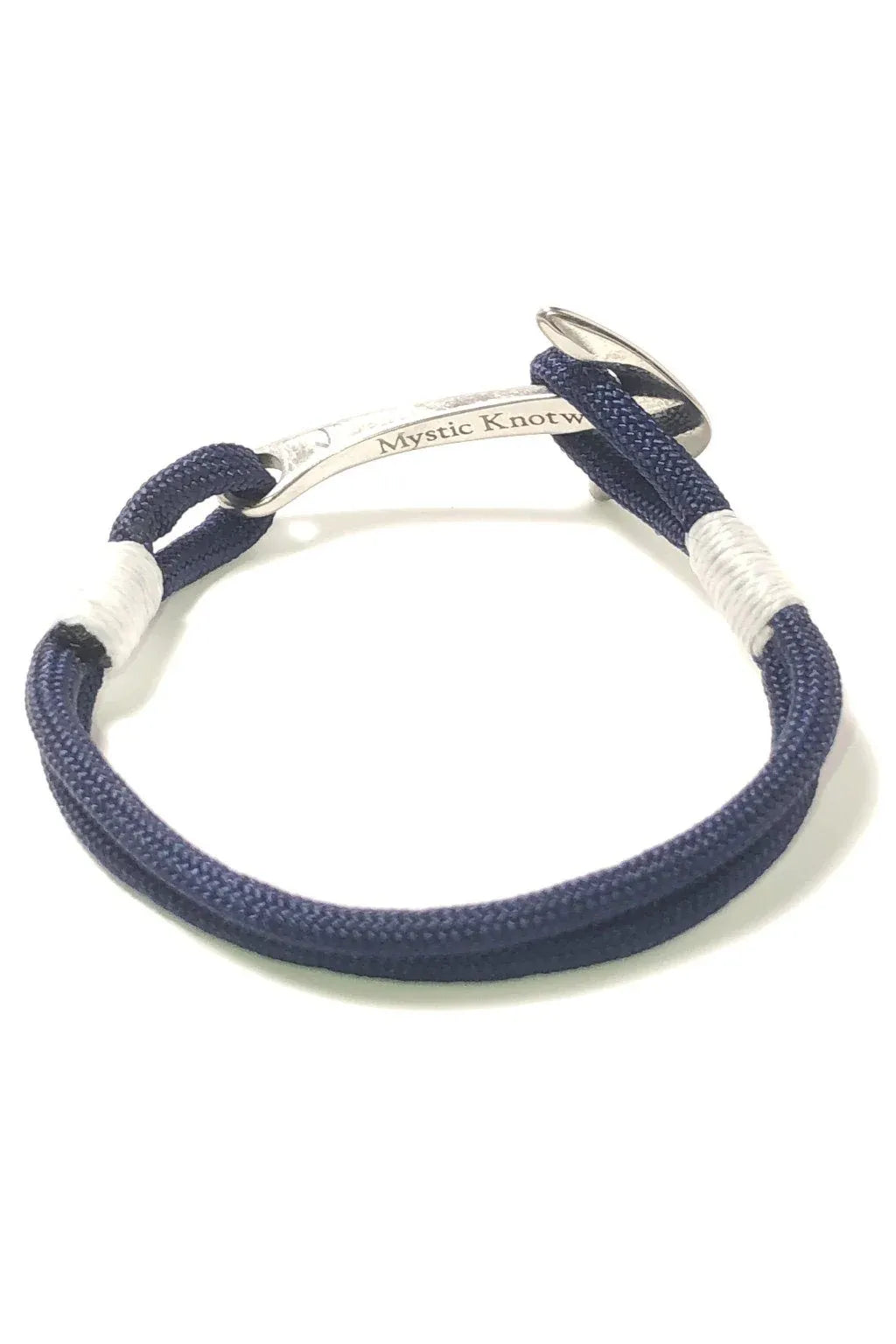 Navy Nautical Stainless Steel Anchor Bracelet - DUNE + SALT