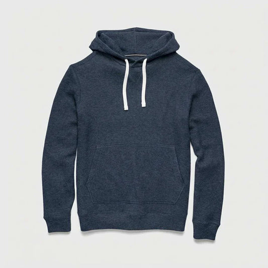 Justin Cashmist Hoodie - Navy Heather - DUNE + SALT