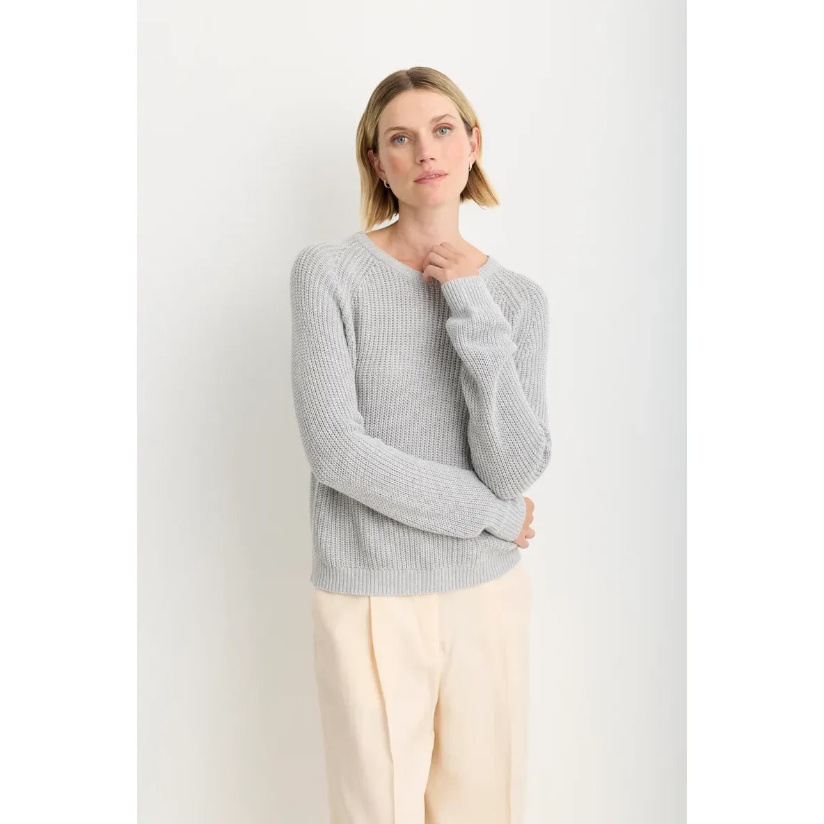 One Grey Day Raleigh Pullover - Heather Grey Gray