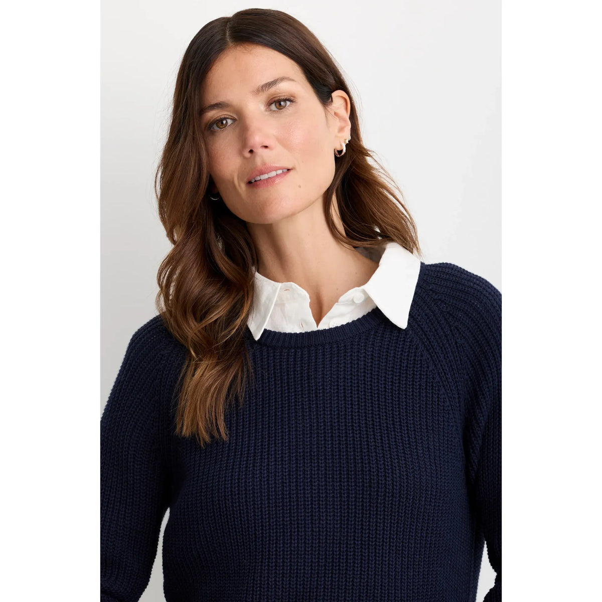 One Grey Day Raleigh Pullover - Navy Black