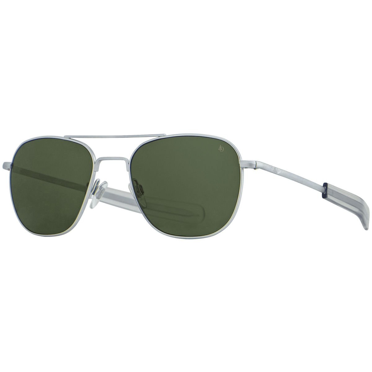 American Optical Original Pilot Aviator - Matte Silver Black