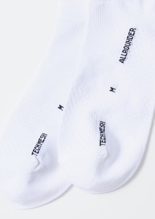All-Rounder Tech Mesh Ankle Socks - Lemon Lime - DUNE + SALT