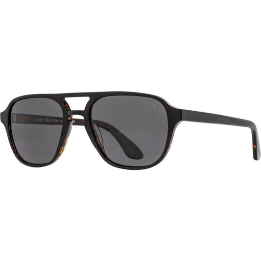 Racer Pilot Glasses - Black Tortoise
