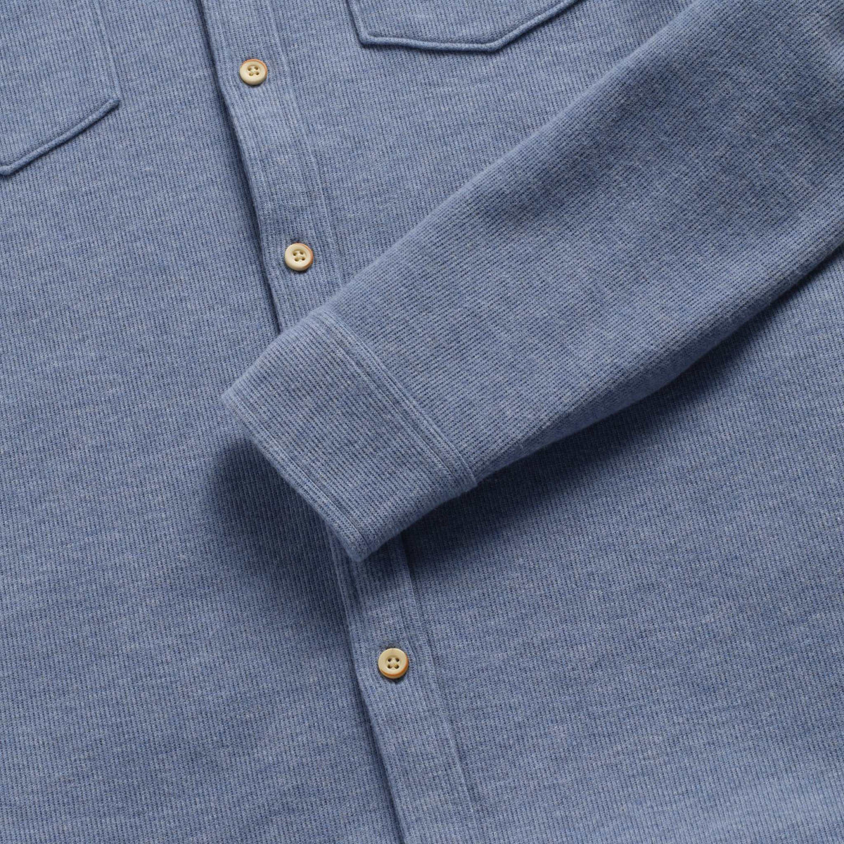 Surfside Supply Rex Rib Knit Shirt - Slate Blue Heather Slate Gray