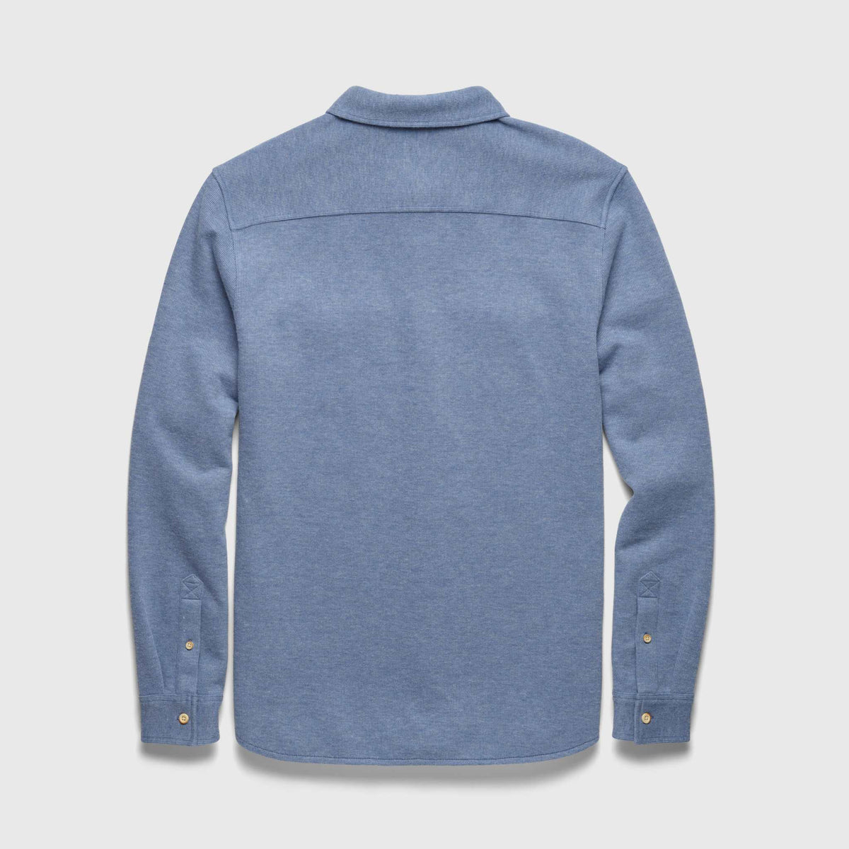 Surfside Supply Rex Rib Knit Shirt - Slate Blue Heather Light Slate Gray