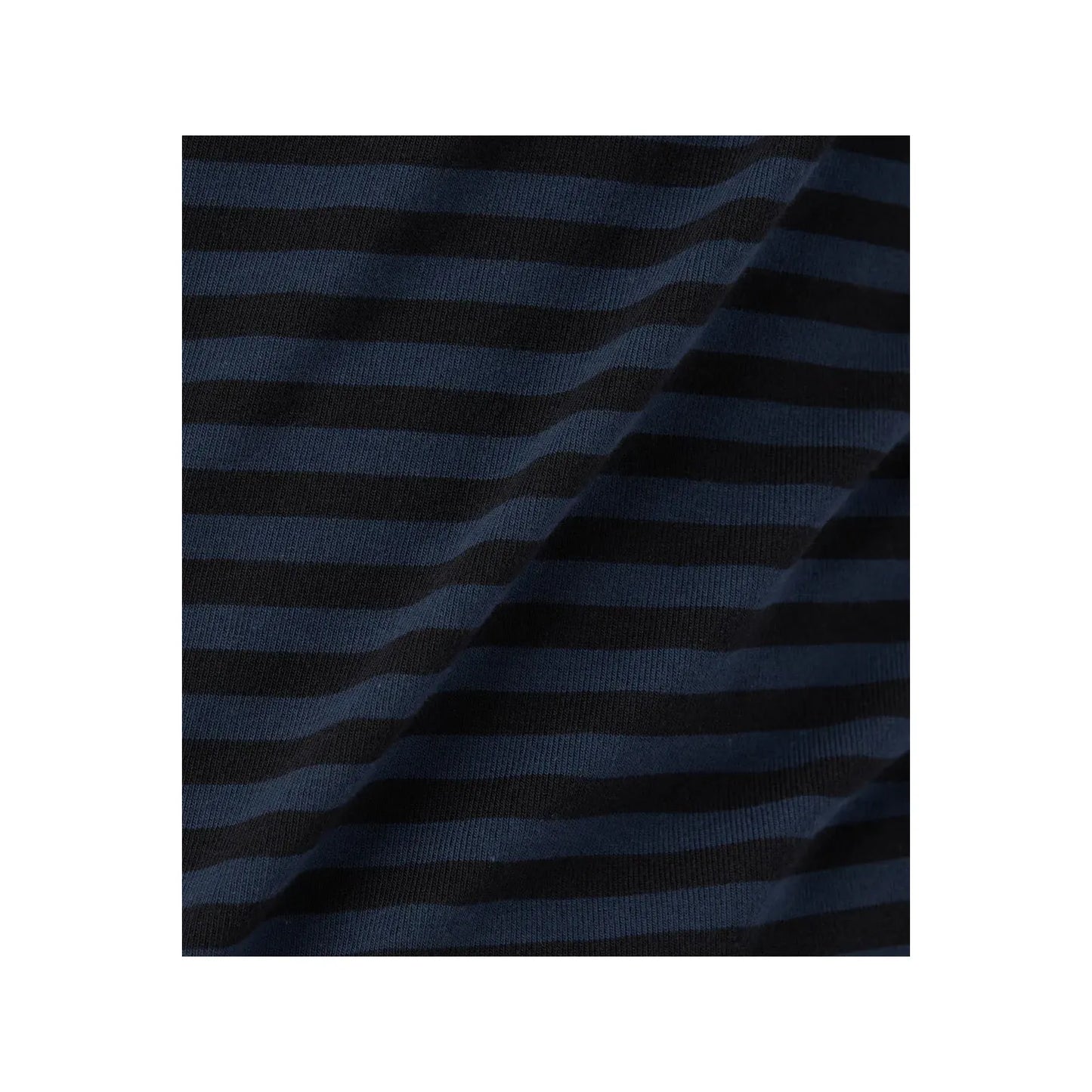 COOLMAX Stripe Jersey L/S Tee - Navy/White - DUNE + SALT