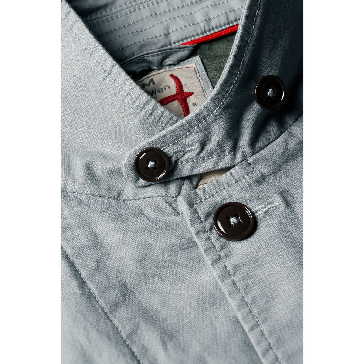 Men's Flyweight Flex Blazer by Relwen in Light Steel, tailored fit with a sleek, lightweight steel-colored fabric.