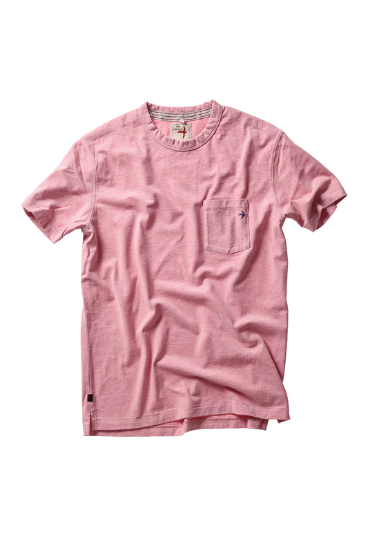 Ringspun Pocket Tee - Pink Heather - DUNE + SALT