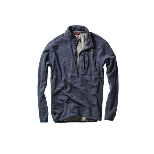 Micropile Half-Zip - Navy Fleck - DUNE + SALT