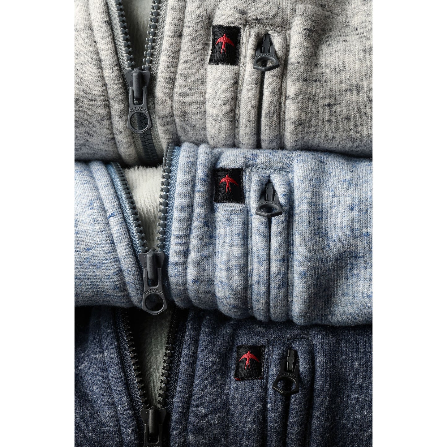 Micropile Half-Zip - Navy Fleck - DUNE + SALT