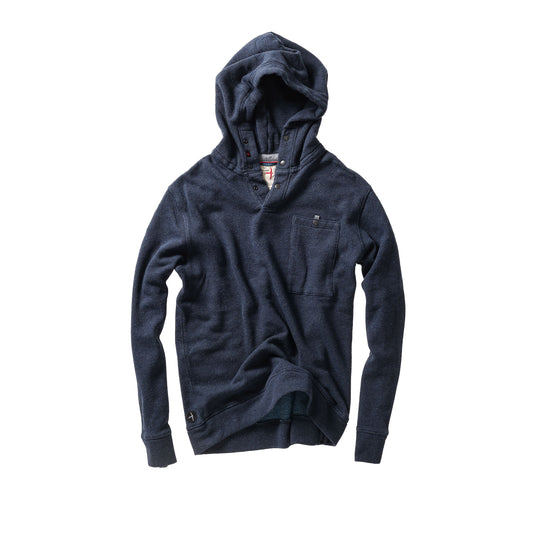 Frenchloom Hoodie - Navy Heather - DUNE + SALT