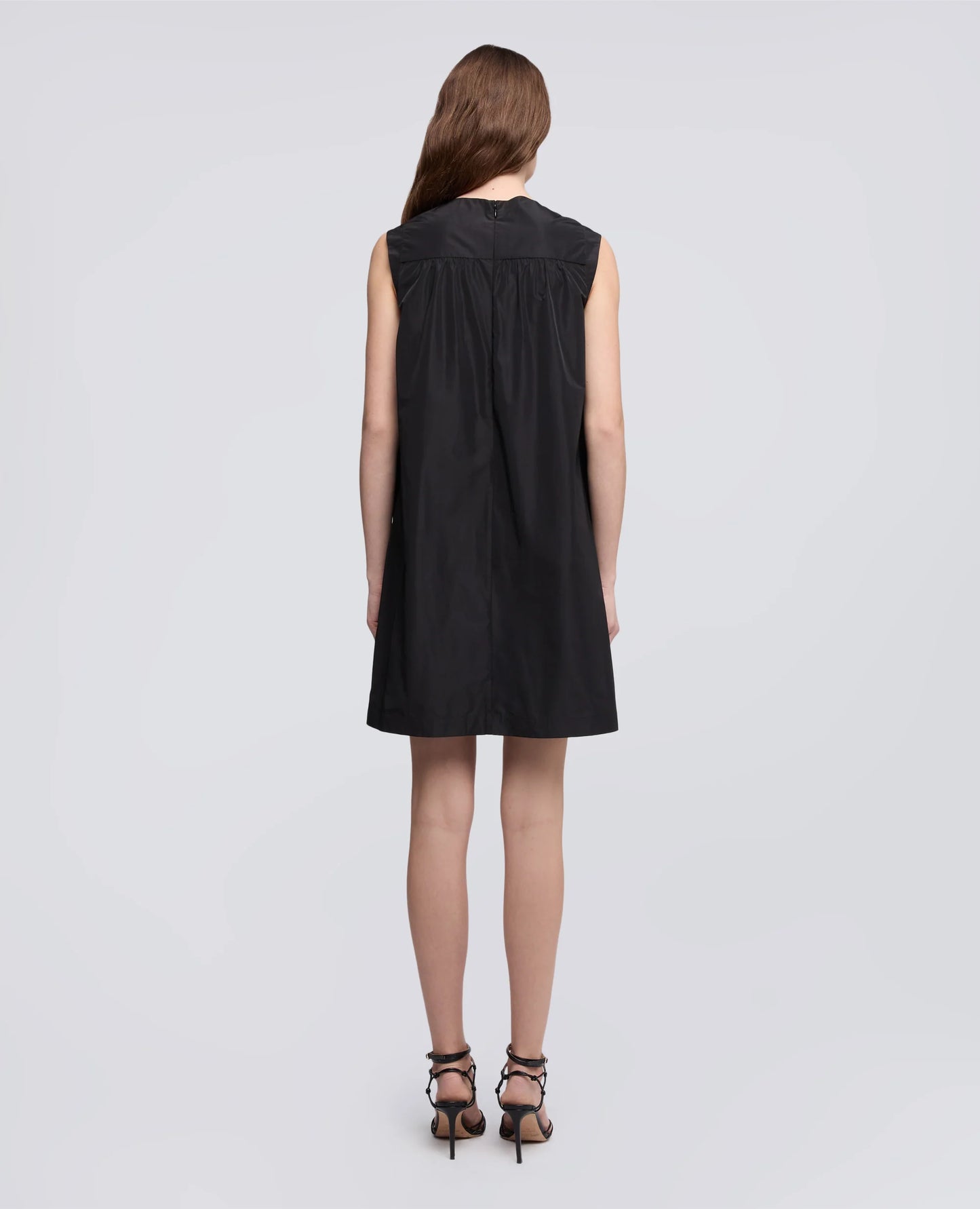 Tech Polyester Dress - Blue/Black - DUNE + SALT