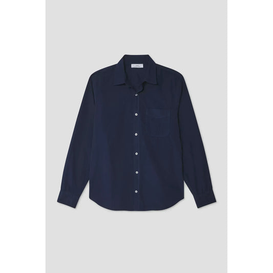 Poplin Standard Shirt - Navy - DUNE + SALT