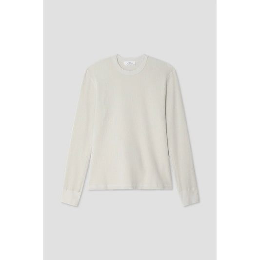 L/S Crew Waffle Tee - Ash - DUNE + SALT